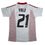 Autographed/Signed Andrea Pirlo AC Milan White Soccer Futbol Jersey Beckett BAS COA