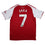 Autographed/Signed Buyako Saka Arsenal Red Soccer Futbol Jersey Beckett BAS COA