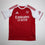 Autographed/Signed Buyako Saka Arsenal Red Soccer Futbol Jersey Beckett BAS COA