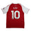Autographed/Signed Eberechi Eze Arsenal Red Soccer Futbol Jersey Beckett BAS COA