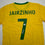 Autographed/Signed Jairzinho Brazil Yellow Soccer Futbol Jersey Beckett BAS COA