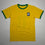Autographed/Signed Romario Brazil Yellow Soccer Futbol Jersey Beckett BAS COA