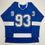 Autographed/Signed Gage Goncalves Tampa Bay Blue Hockey Jersey JSA COA
