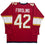 Autographed/Signed Gustav Forsling Florida Red Hockey Jersey JSA COA