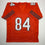 Autographed/Signed Colston Loveland Chicago Orange Football Jersey Beckett BAS COA