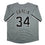 Autographed/Signed Freddy Garcia Chicago Grey Baseball Jersey Beckett BAS COA