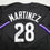 Autographed/Signed Nick Martinez Tampa Bay Black Baseball Jersey Beckett BAS COA