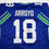 Autographed/Signed Elijah Arroyo Seattle Retro Blue Football Jersey JSA COA