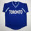 Autographed/Signed Joe Carter Toronto Blue Baseball Jersey JSA COA