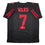 Autographed/Signed Charvarius Ward San Francisco Black Football Jersey Beckett BAS COA