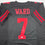 Autographed/Signed Charvarius Ward San Francisco Black Football Jersey Beckett BAS COA