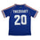 Autographed/Signed David Trezeguet France Blue Soccer Futbol Jersey Beckett BAS COA