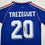 Autographed/Signed David Trezeguet France Blue Soccer Futbol Jersey Beckett BAS COA