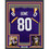 Framed Autographed/Signed Dwayne Bowe 35x39 LSU Purple College Football Jersey Beckett BAS COA