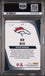 Graded 2024 Panini Donruss Optic Bo Nix #4 Primary Colors Purple Stars /25 Rookie RC Football Card PSA 10 Gem Mint
