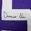 Framed Autographed/Signed Derrius Guice 35x39 LSU Purple College Football Jersey JSA COA