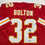 Autographed/Signed Nick Bolton Kansas City Red Football Jersey Beckett BAS COA