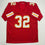 Autographed/Signed Nick Bolton Kansas City Red Football Jersey Beckett BAS COA