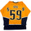 Autographed/Signed Roman Josi Nashville Yellow Hockey Jersey JSA COA