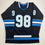 Autographed/Signed Mikhail Sergachev Utah Black Hockey Jersey JSA COA