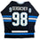 Autographed/Signed Mikhail Sergachev Utah Black Hockey Jersey JSA COA