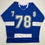 Autographed/Signed Emil Lilleberg Tampa Bay Blue Hockey Jersey JSA COA