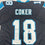 Autographed/Signed Jalen Coker Carolina Black Football Jersey Beckett BAS COA
