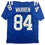 Autographed/Signed Tyler Warren Indianapolis Blue Football Jersey JSA COA