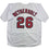 Autographed/Signed J.J. JJ Wetherholt St. Louis White Baseball Jersey LCG Prova COA