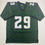 Autographed/Signed LeGarrette Blount Philadelphia Green Football Jersey JSA COA