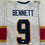 Autographed/Signed Sam Bennett Florida White Hockey Jersey JSA COA