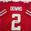Autographed/Signed Caleb Downs Ohio State Red College Football Jersey JSA COA