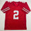 Autographed/Signed Caleb Downs Ohio State Red College Football Jersey JSA COA