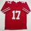 Autographed/Signed Carnell Tate Ohio State Red College Football Jersey JSA COA