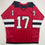 Autographed/Signed Simon Nemec New Jersey NJ Red Hockey Jersey JSA COA