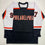 Autographed/Signed Jeremy Roenick Philadelphia Black Hockey Jersey Beckett BAS COA