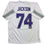 Autographed/Signed Donovan Jackson Minnesota White Alternate Football Jersey Beckett BAS COA