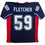 Autographed/Signed London Fletcher Buffalo Blue Football Jersey Beckett COA