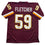Autographed/Signed London Fletcher Washington Maroon Football Jersey Beckett BAS COA