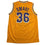 Autographed/Signed Marcus Smart Los Angeles Yellow Basketball Jersey Beckett BAS COA