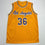 Autographed/Signed Marcus Smart Los Angeles Yellow Basketball Jersey Beckett BAS COA