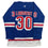 Autographed/Signed Henrik Lundqvist New York Blue Hockey Jersey JSA COA