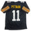 Autographed/Signed Michael Pittman Jr. Pittsburgh Black Football Jersey Beckett BAS COA