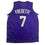 Autographed/Signed Jimmer Fredette Sacramento Purple Basketball Jersey JSA COA