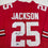 Autographed/Signed Lamar Bo Jackson Ohio State Red College Football Jersey Beckett BAS COA