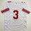 Autographed/Signed Abdul Carter New York White Football Jersey Beckett BAS COA