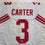 Autographed/Signed Abdul Carter New York White Football Jersey Beckett BAS COA