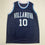 Autographed/Signed Donte DiVincenzo Villanova Blue College Basketball Jersey Beckett BAS COA