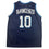 Autographed/Signed Donte DiVincenzo Villanova Blue College Basketball Jersey Beckett BAS COA