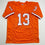 Autographed/Signed Mike Evans Tampa Bay Orange Creamsicle Football Jersey Beckett BAS COA